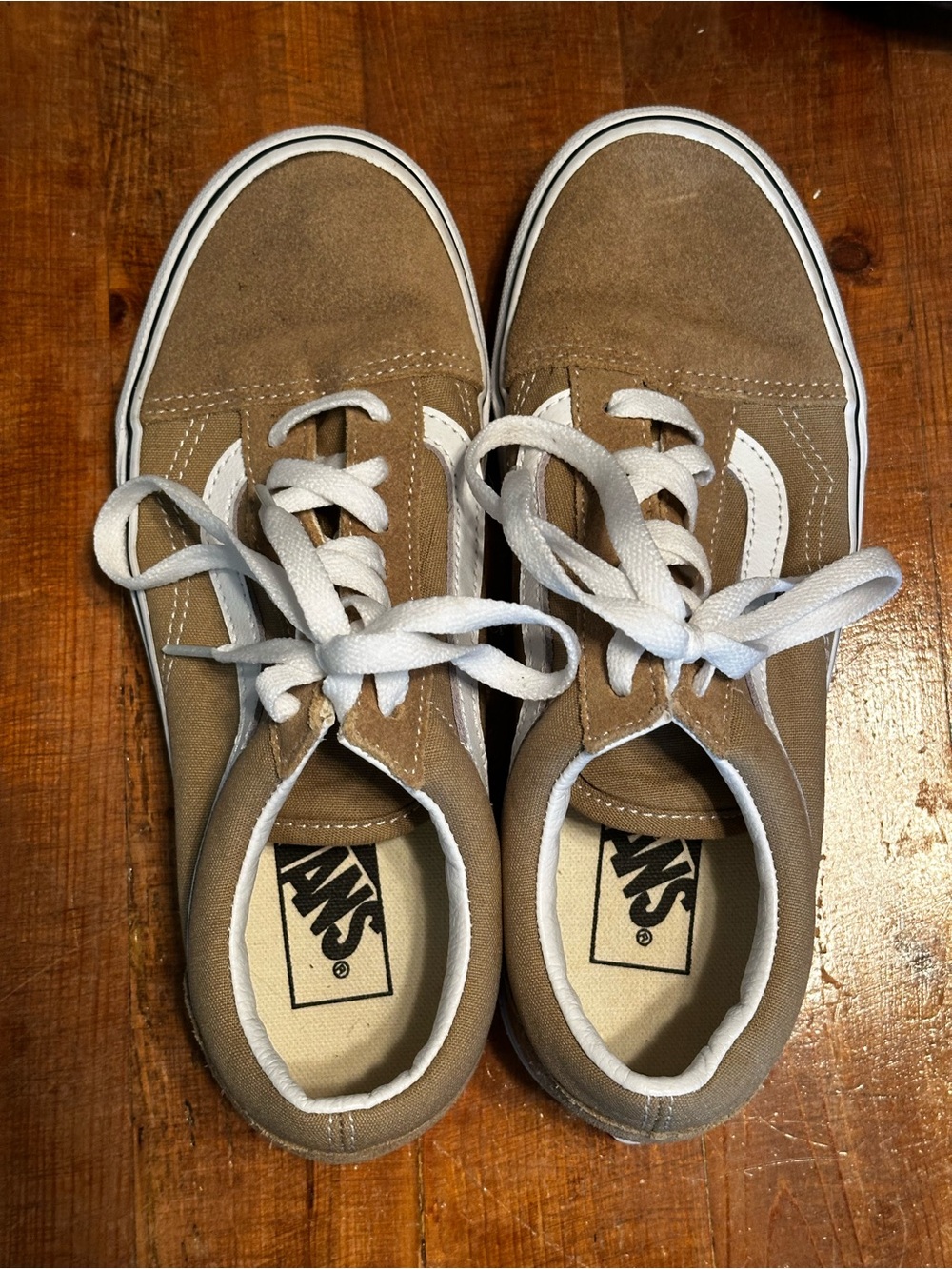 Vans Tan Suede Old Skool Sneakers
